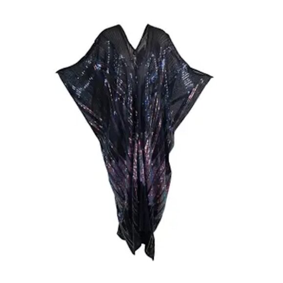 Color-Shifting Sequin Caftan | Jennafer Grace | Petite/XL Fit - Picture 9 of 11